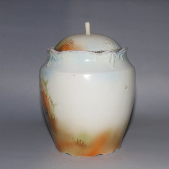 Beautiful German Lidded Vase Urn | Biscuit Jar - Picture 5 of 9